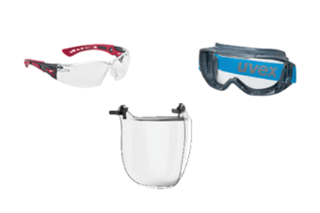 Goggles and face shields