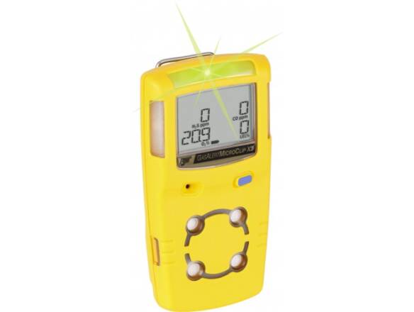 GAS DETECTOR GASALERTMICROCLIPX3 O2,CO